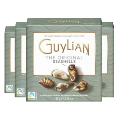 Afbeelding van 4x Guylian Chocolade Zeevruchten Original Praline 65 gr