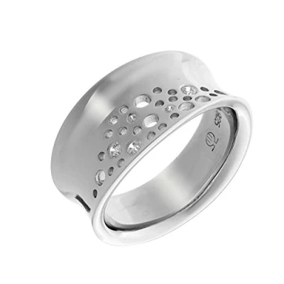 Afbeelding van Orphelia ZR 7369/60 Ring Twist Zilver 925 Zirkonia Maat 60