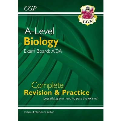 Afbeelding van A Level Biology: AQA Year 1 &amp; 2 Complete Revision Practice with Online Edition