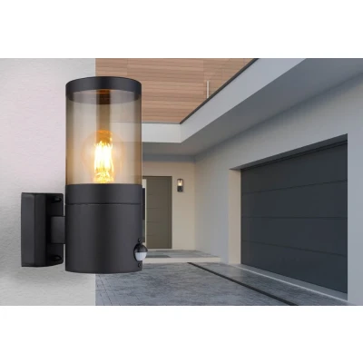 Afbeelding van Globo wandlamp Xeloo zwart metaal 32014BSS