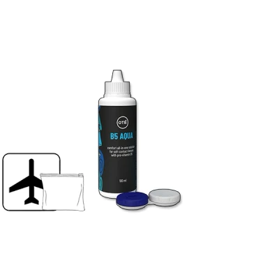 Afbeelding van Oté B5 Aqua [flight pack] 2x 100ml + 1 zipbag lenzenvloeistof
