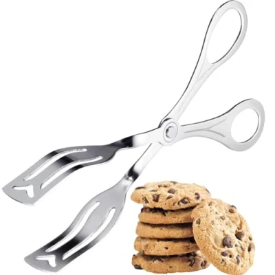 Afbeelding van Westmark Gebaktangen Veelzijdige tangen voor het hygiënisch serveren van gebak en andere voedingsmiddelen, lengte 19,8 cm Roestvrij staal 18/8