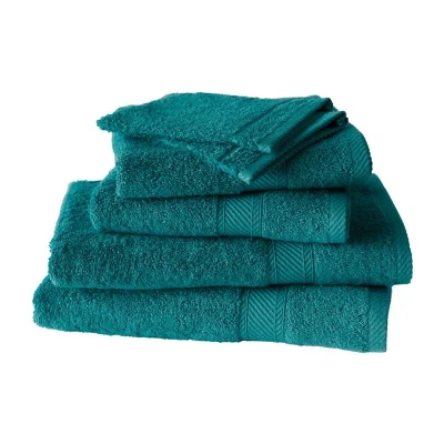 Afbeelding van Washandje Helene Lake Green De Witte Lietaer (set van 6)