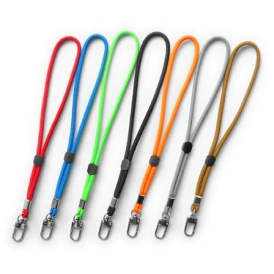 Afbeelding van trage.band® Korte verstelbare polsband met karabijnhaak, set van 7 kleuren