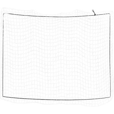Afbeelding van vidaXL Aanhangwagennet elastisch touw 3,5x3 m polypropeen wit