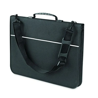 Afbeelding van Artcare 15473010 64 x 5 49 cm A2 kwarts portfolio van synthetisch materiaal, zwart