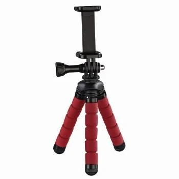 Afbeelding van Hama Ministatief Flex Voor Smartphone En Gopro 14 Cm Rood