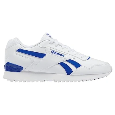 Afbeelding van Men&#039;s Reebok Classics Glide Ripple Clip Trainers In White Blue Maat 42