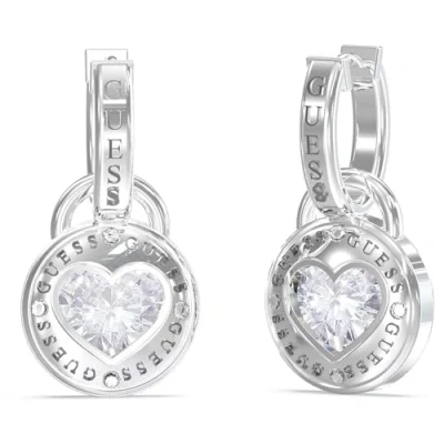 Afbeelding van Guess ROLLING HEARTS Oorbellen, Dames, Maat: One Size, Argent