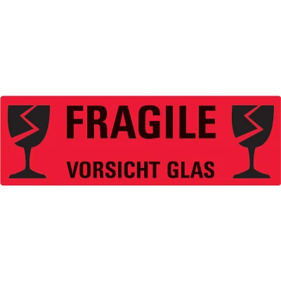 Afbeelding van AVERY Zweckform Opgelet glasetiket, 119 x 38 mm