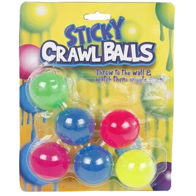 Afbeelding van Sticky Balletjes Glow in the Dark, 6st.