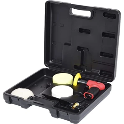 Afbeelding van KS Tools 515.5120 1/4&quot; Pneumatische Mini Poetsmachine, Set 5 dlg