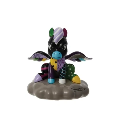 Afbeelding van Enesco Disney Britto Fantasia Angry Pegasus Zittend op wolk miniatuurbeeldje, 3,3 inch, meerkleurig