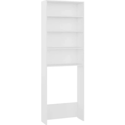 Afbeelding van Wasmachinekast 64x24x190 cm wit