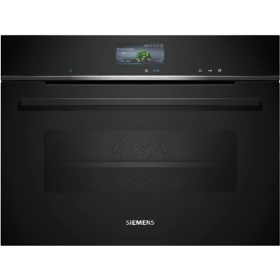 Afbeelding van Siemens CS736G1B1 Inbouw combi stoomoven Zwart