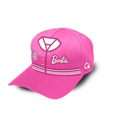 Afbeelding van Barbie Varsity Kindermuts, roze, 20 x 14 cm, Eén maat, Kinderpet