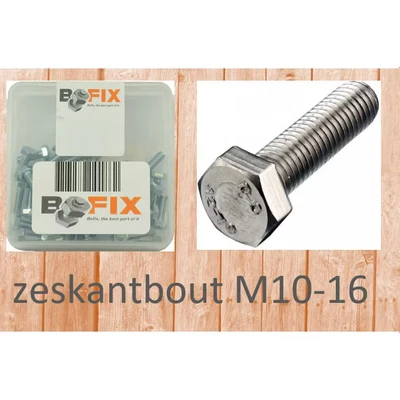 Afbeelding van Bofix Zeskantbout M10x16 (12 stuks)