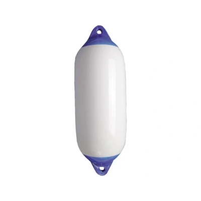 Afbeelding van Stootwil / fender star 0 10 x 40 cm gratis fenderlijn deluxe zwart Type Kleur: wit met blauwe kop