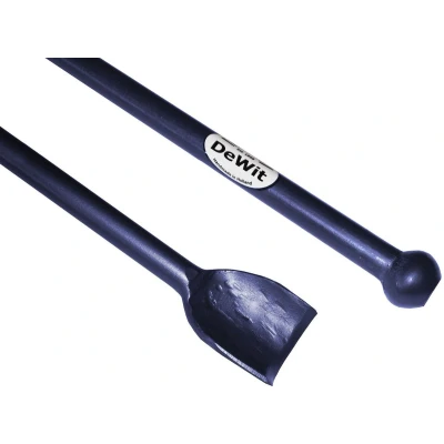 Afbeelding van De Wit Stootijzer 1200 x 28mm ronde bek en knop