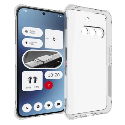Afbeelding van Nothing Phone (3a) Hoesje Siliconen en TPU (zacht) imoshion Softcase/Backcover Transparant Telefoonhoesje