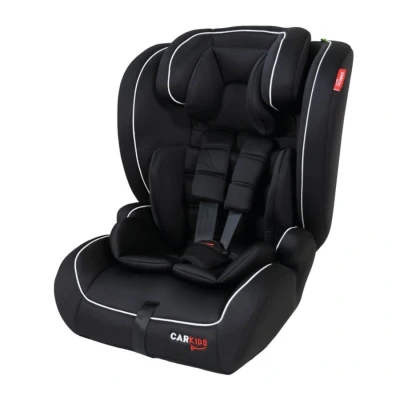 Afbeelding van Carkids I Size Autostoeltje Luca 76 150cm Zwart/Wit