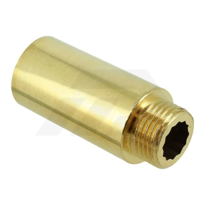 Afbeelding van Bonfix Messing Kraanverlengstuk 3/4&quot;x80mm