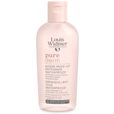 Afbeelding van Louis Widmer Purederm Oogmake up Remover Waterproof Zonder Parfum 100ml