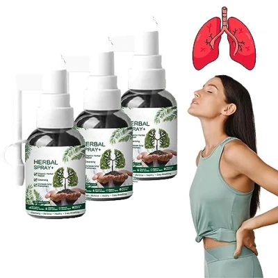 Afbeelding van Googeer Herbal Lung Cleanse Mist, Respinature Mist Powerful Support, Spray (3PCS)