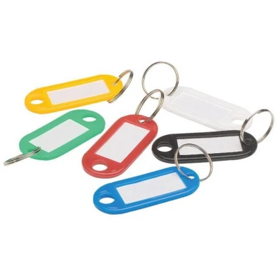Afbeelding van Sleutellabels 6 stuks multicolour