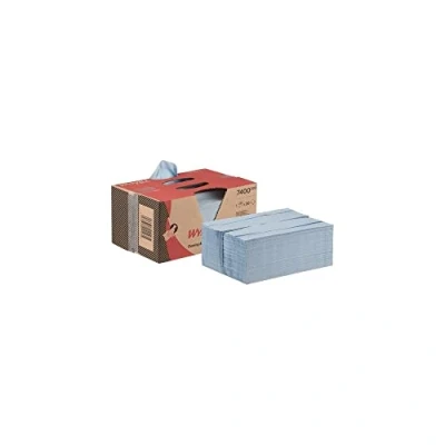 Afbeelding van WypAll 7400 Poetsdoek L20 2 laags blauw 42x33cm