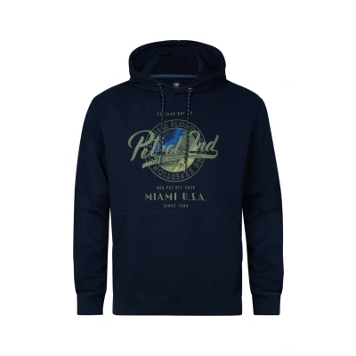 Afbeelding van Petrol Industries Hoodie, Heren, Maat: 4XL, Navy blue