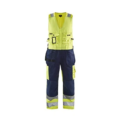 Afbeelding van Blaklader Amerikaanse Overall Hi vis Bla Klader 2653 ORANJE/MARINEBLAUW D96