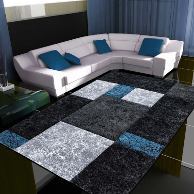 Afbeelding van Modern Vloerkleed Hawaii Turquoise 1330 80x150 Cm
