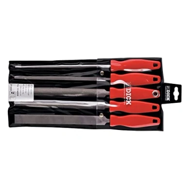 Afbeelding van Dick 13142020 Vijlen set 200/2 5 delig Lengte 200 mm 1 set(s)