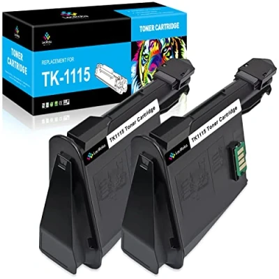 Afbeelding van LeciRoba TK 1115 voor Kyocera Toner TK1115 FS1041 FS1220MFP FS1320MFP FS 1041 1220MFP 1320MFP (2 zwart, 2 stuks)