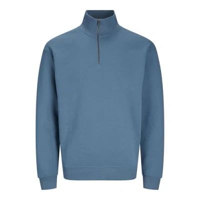 Afbeelding van Jack &amp; Jones Jjebradley HALF ZIP NOOS Sweater, Heren, Maat: XS, Oceanview