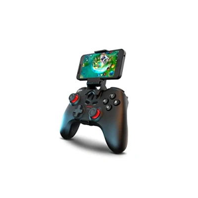 Afbeelding van KROM Gamepad KENZO NXKROMKNZ Bedrade en draadloze gamepad, ontworpen voor competitie, configureerbare knoppen, ondersteuning PC, SWITCH, ANDROID, IOS, PS3, PS4, Smartphone, Zwart