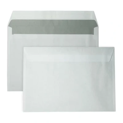 Afbeelding van DULA C5 Enveloppen A5 formaat wit 229 x 162 mm 50 stuks Zelfklevend met plakstrip 80 Gram