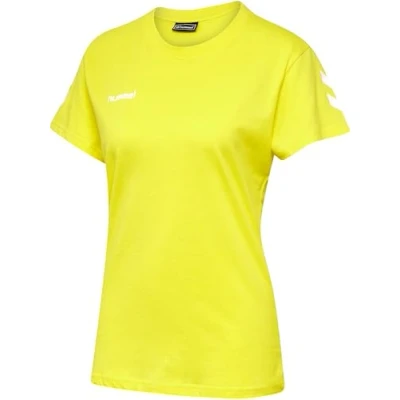 Afbeelding van Hummel GO Woman Tshirt print, Dames, Maat: 34, Blazing yellow