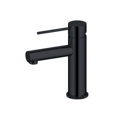 Afbeelding van Wastafelmengkraan Best Design Kriens 17.5 cm 1 hendel Mat Zwart