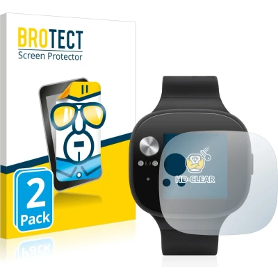 Afbeelding van BROTECT Screenprotector voor ASUS Vivowatch BP Folie Beschermfolie transparant (2 Stuks)