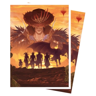 Afbeelding van Ultra Pro Magic: the Gathering Outlaws of Thunder Junction APEX Sleeves: Gang Silhouette (100 stuks)