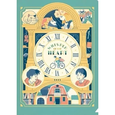Afbeelding van Ghibli Whisper of the Heart Art Deco A4 folder