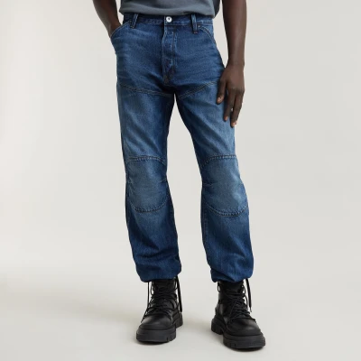Afbeelding van G Star Elwood Regular Relaxed fit jeans, Heren, Maat: 30x32, Worn in waterspouts