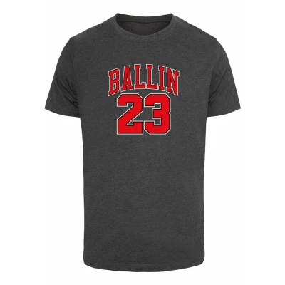 Afbeelding van Mister Tee Ballin 23 Tshirt print, Heren, Maat: Medium, Charcoal