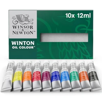 Afbeelding van Winsor &amp; Newton Winton Oil Colour 10x12ml Beginners set