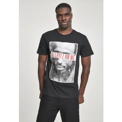 Afbeelding van Mister Tee 2PAC ALL EYEZ ON ME Tshirt print, Heren, Maat: 4XL, Black