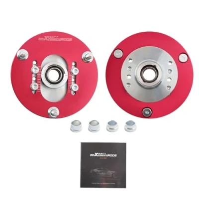 Afbeelding van maXpeedingrods 2 stuks veerpootlagers voor 3 serie E46 M3 Camber Plate rood NIEUW