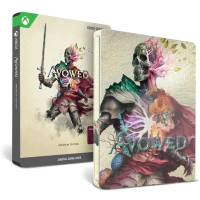 Afbeelding van Xbox Series X videogame Microsoft Avowed Premium Edition SteelBook