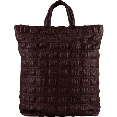Afbeelding van JOST Rugzak Schoudertas met laptopvak Senja X Change Bag Wine Wijnrood
